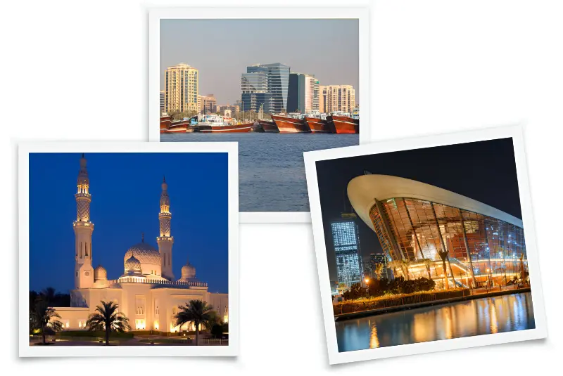 Jumeirah view and Dubai Opera 